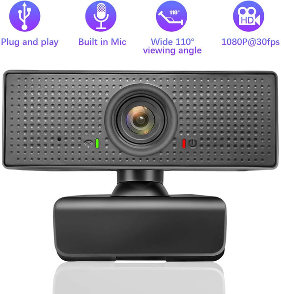 1080P Webcam with Microphone