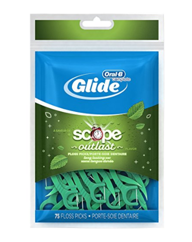 450 púas de hilo dental de menta