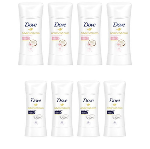 12 Dove advanced care antiperspirant - Coconut or Original