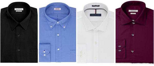 Van Heusen, IZOD, Tommy Hilfiger, Perry Ellis and Kenneth Cole shirts on sale