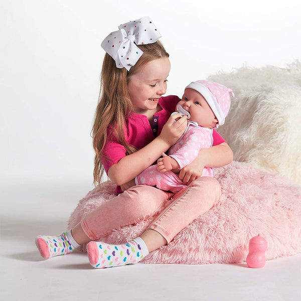 20-Inch Pink Soft Body Baby Doll and Accessories