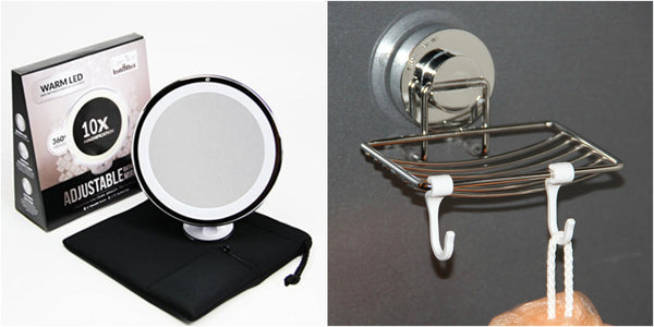 Buy a LED makeup mirror and get a soap dish for FREE!