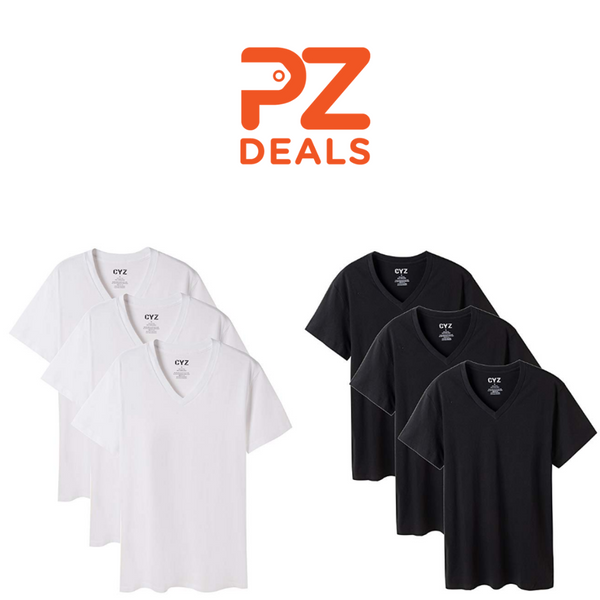Pack of 3 Men's V-Neck T-Shirts