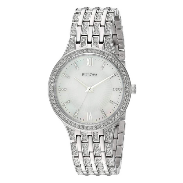 Bulova Women's Swarovski Crystal Stainless Steel Watch