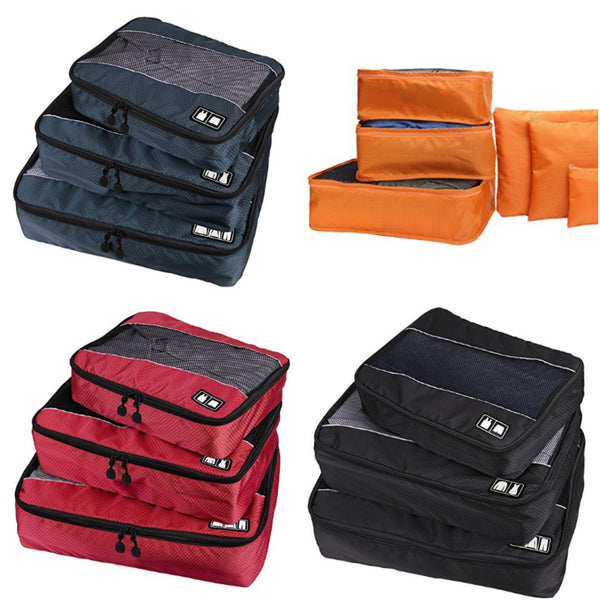 Set of 3 travel organizer bags
