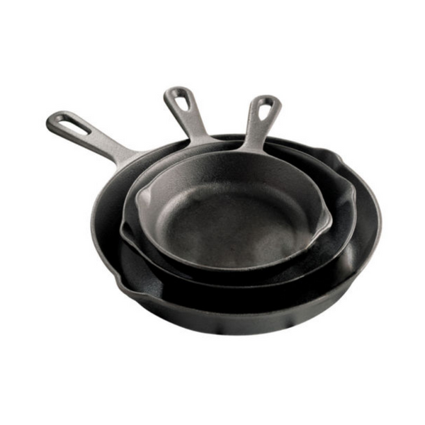 Cooks 3-pc. Cast Iron Fry Pan Set