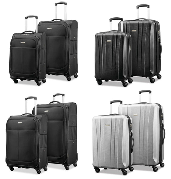 Samsonite 2 piece luggage sets