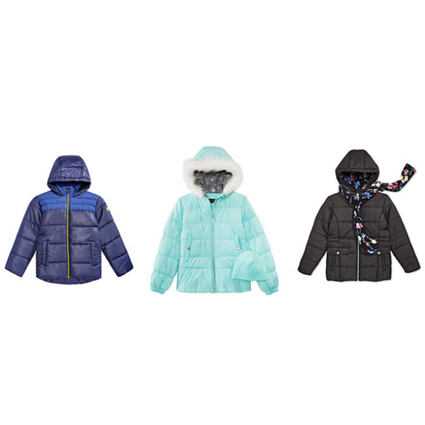 Boys and girls puffer coats and jackets