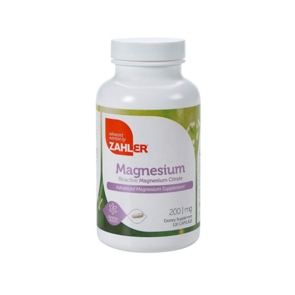 120 Capsules of Zahler Magnesium Citrate