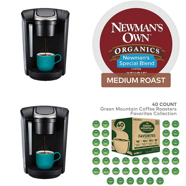 Cafetera Keurig K-Cup + cápsulas Green Mountain, Newman's Own o Krispy Kreme K-Cup