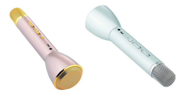 Bluetooth karaoke microphone with speaker