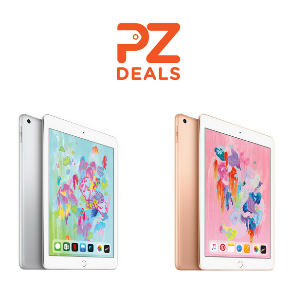 32GB or 128GB 2018 Apple 9.7″ iPads on sale