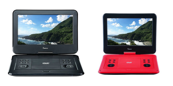 Reproductor de DVD portátil con pantalla giratoria de 13,3"