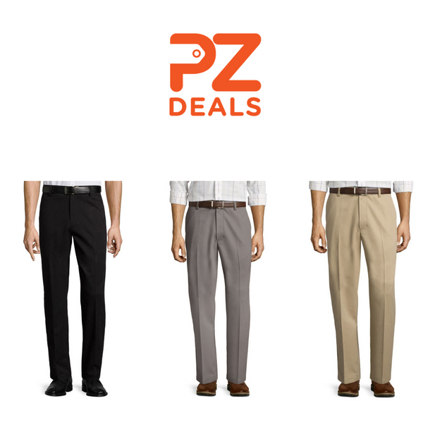 St. John's Bay Classic Flat-Front Pants