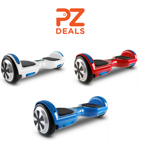 Hoverboard with Bluetooth speaker and LED lights
