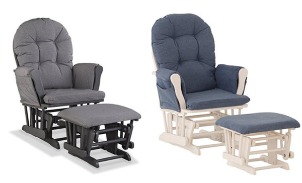 Stork craft hoop glider and ottoman