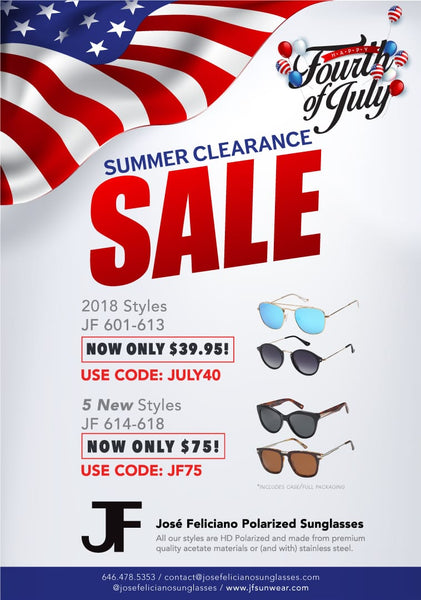 Jose Feliciano Polarized Sunglasses On Sale
