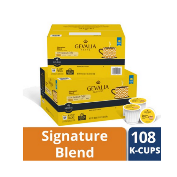 108 Gevalia Signature Blend Coffee K-Cups