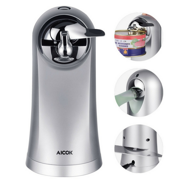 3 in 1 electric can opener, bottle opener and knife sharpener