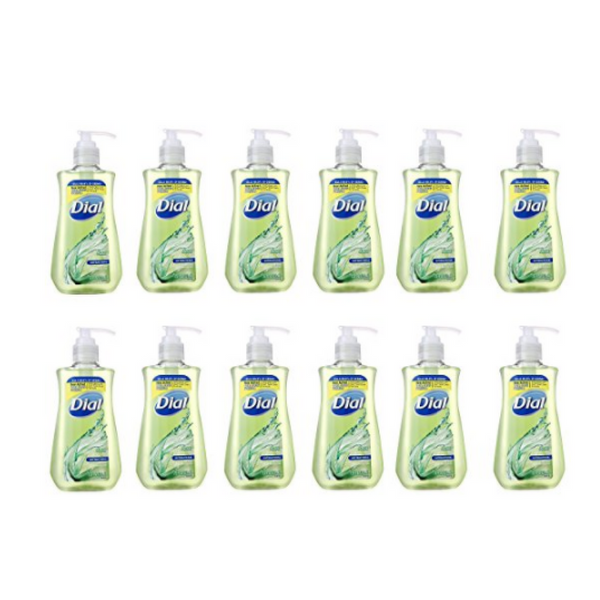 12 botellas de jabón líquido para manos antibacteriano Dial