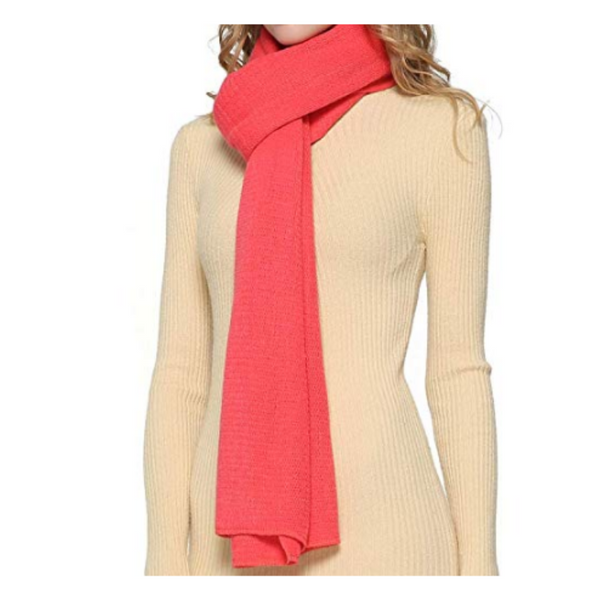 Men's Or Women's Long Plush Knit Scarf (11 Colors)