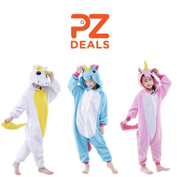 Kids Unicorn Onesie Animal Unisex Pajamas for Children
