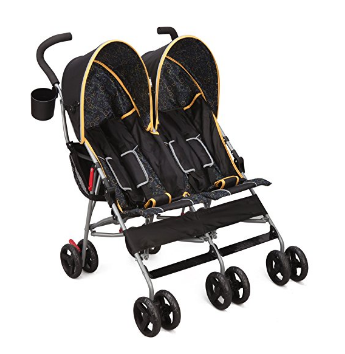 Delta Children City Street LX Side by Side Stroller orange or blue