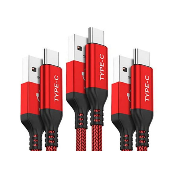 Paquete de 3 cables USB C