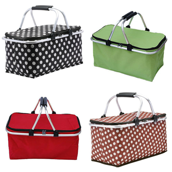 Collapsible picnic baskets