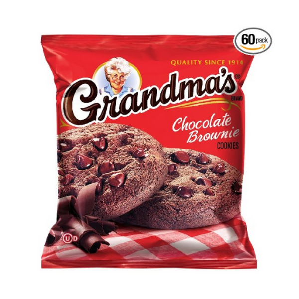 Pack of 60 Grandma's Chocolate Brownie Cookies
