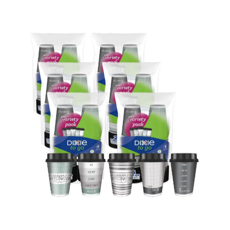 156 Dixie To Go Disposable Insulated Hot Cups With 156 Lids