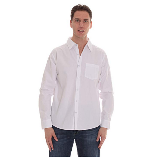 Whiskey & Oak Classic Fit Solid Casual Button Down Shirt (5 Colors)