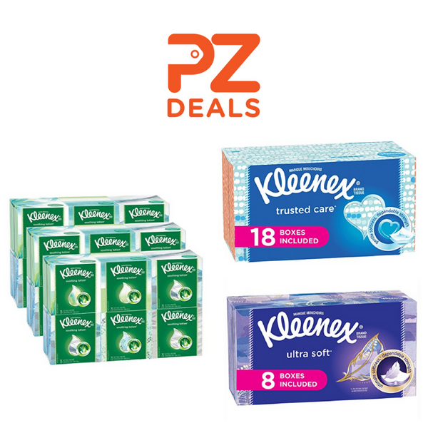 36 cajas de pañuelos Kleenex