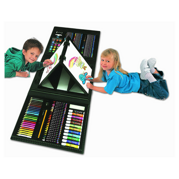 179-Piece Double Sided Trifold Easel Art Set