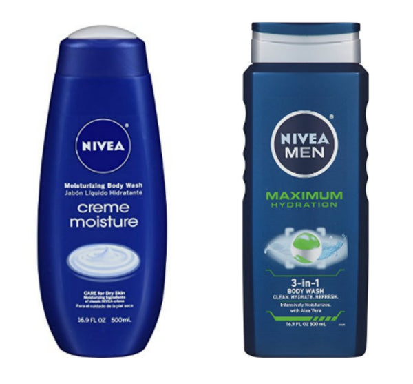 3 bottles of NIVEA moisturizer or 3 in 1 body wash