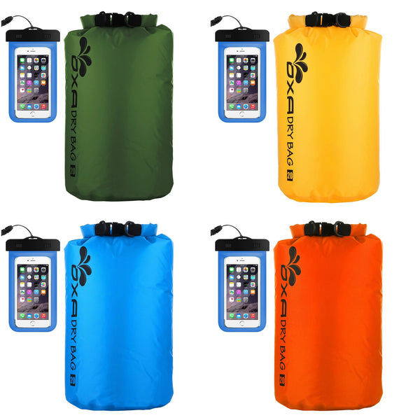 UltraLight dry sack with waterproof phone case