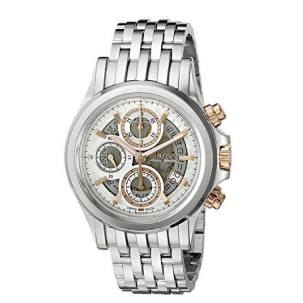 Reloj automático Bulova de acero inoxidable para hombre