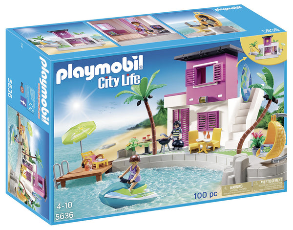 PLAYMOBIL Luxury Beach House Playset