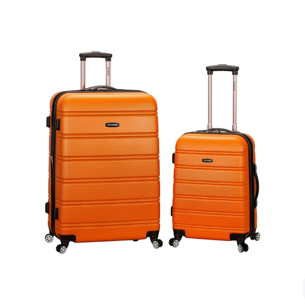 2 Piece Rockland Melbourne Hardside Expandable Spinner Set (4 Colors)