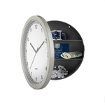 Analog Clock with Hidden Wall Safe