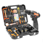 108 Piece Power Tool Combo Kit With Cordless Drill