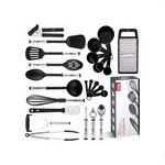 24-Piece Nylon and Stainless Steel Non-Stick and Heat-Resistant Kitchen Utensil Set