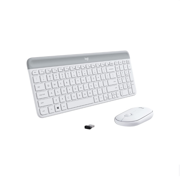Combo de teclado y mouse inalámbricos delgados Logitech MK470