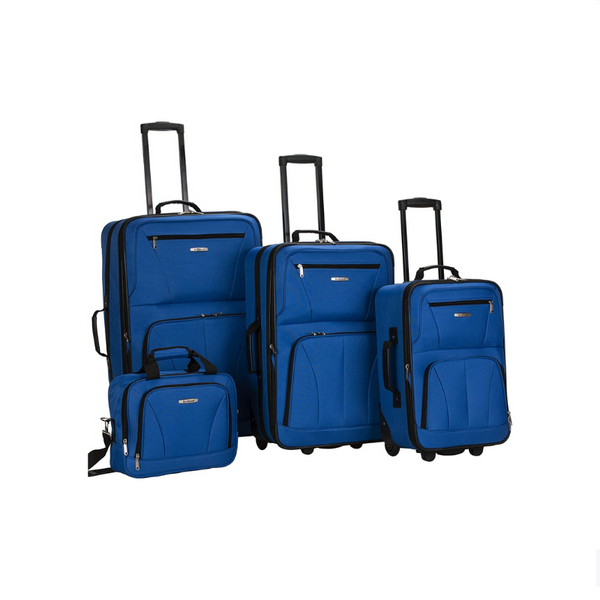 4 Piece Rockland Luggage Sets (4 Colors)