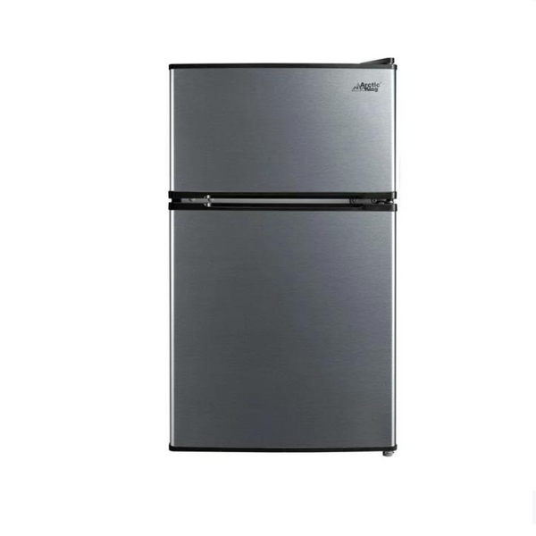 Arctic King 3.2 Cu ft Two Door Compact Refrigerator with Freezer