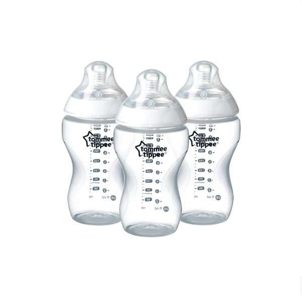 Pack Of 3 Tommee Tippee 11oz Baby Bottles