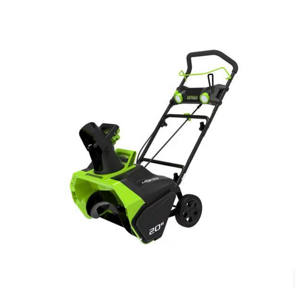Greenworks Cordless Brushless Snow Blower with Battery and Charger