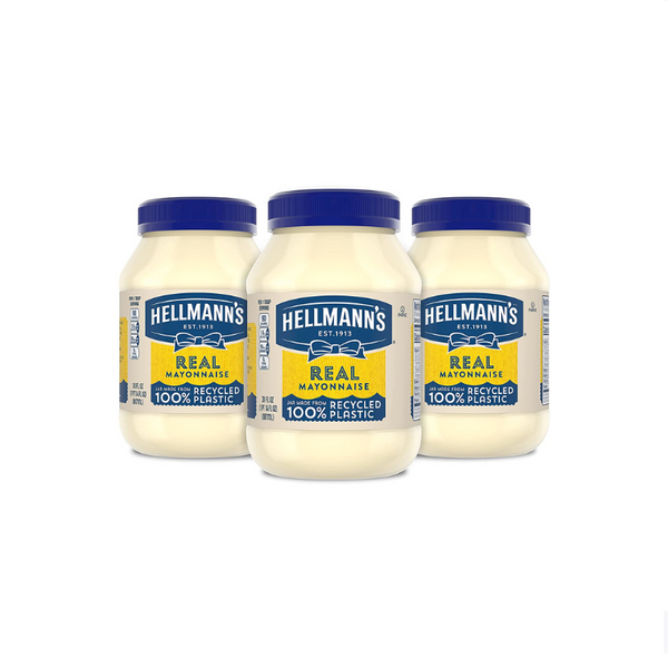 3 Jars Of Regular or Light Hellmann’s Mayonnaise