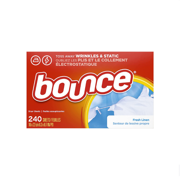 Obtenga 4 cajas de toallitas para secadora Bounce gratis de Costco a través de Instacart