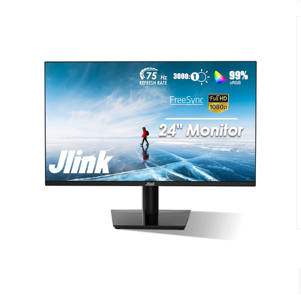 Jlink Computer Monitor FHD 24 Inch Monitor